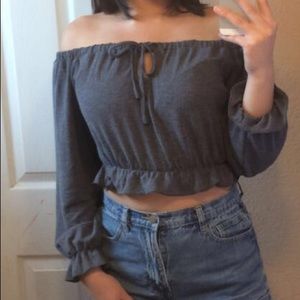 Crop Top Long Sleeve